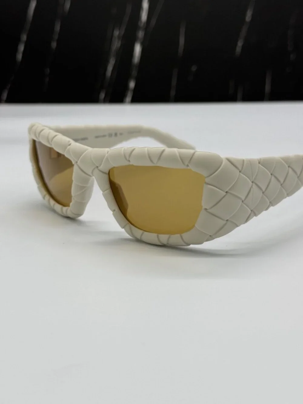 NEW BOTTEGA VENETA BV1303S 006 WOMEN WHITE SUNGLASSES